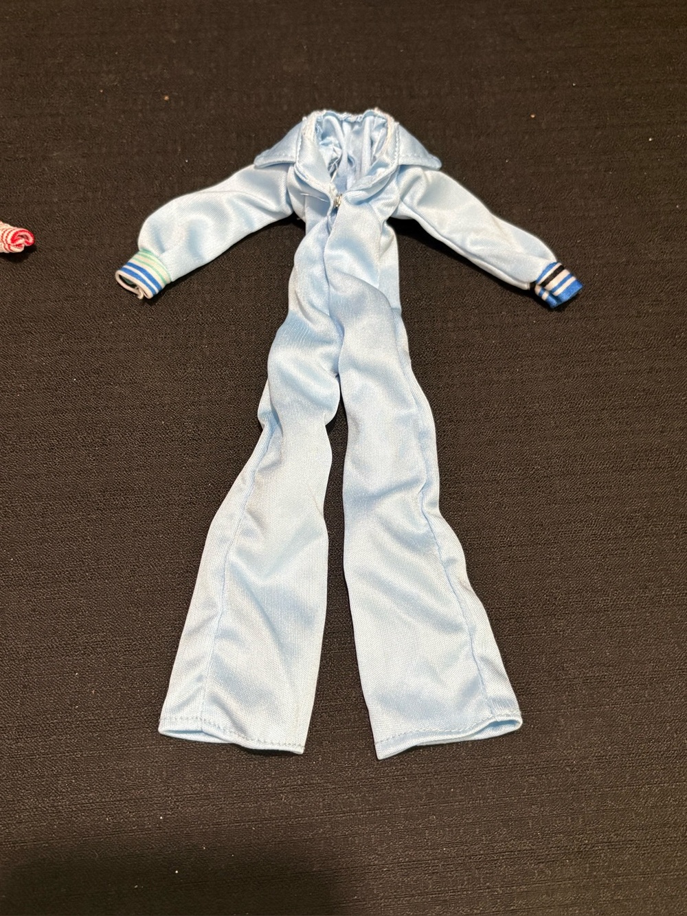 Vintage Montgomery Ward Mego Fashions to Fit Bionic Woman Blue Jumpsuit
